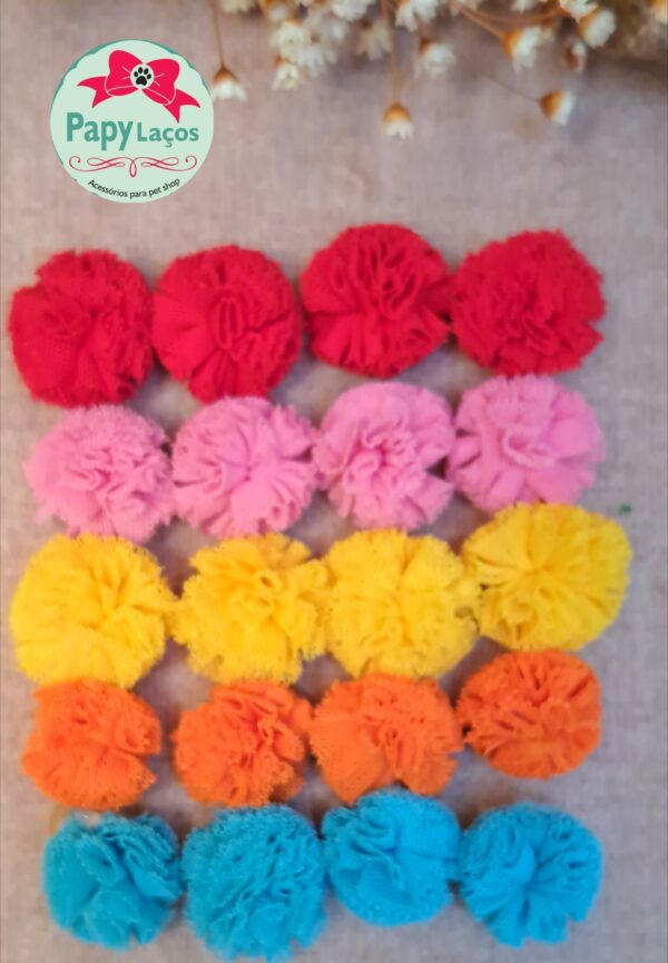 PomPom Pequeno Cores Sortidas 10 unidades - 9514