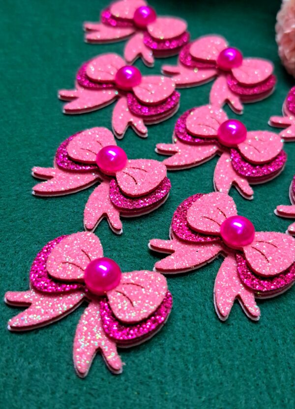 Adesivo Laço Charme Rosa 10 unidades - Image 4