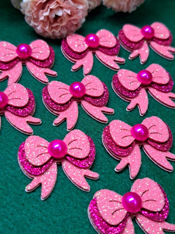 Adesivo Laço Charme Rosa 10 unidades - Image 5