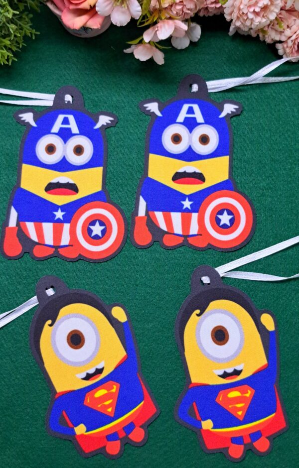 Gravata Tecido Média Minions Heróis 10Und. (11112) - Image 4