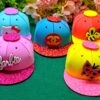 Boné com elástico para amarrar Meninas Sortidos 10Und (11226)